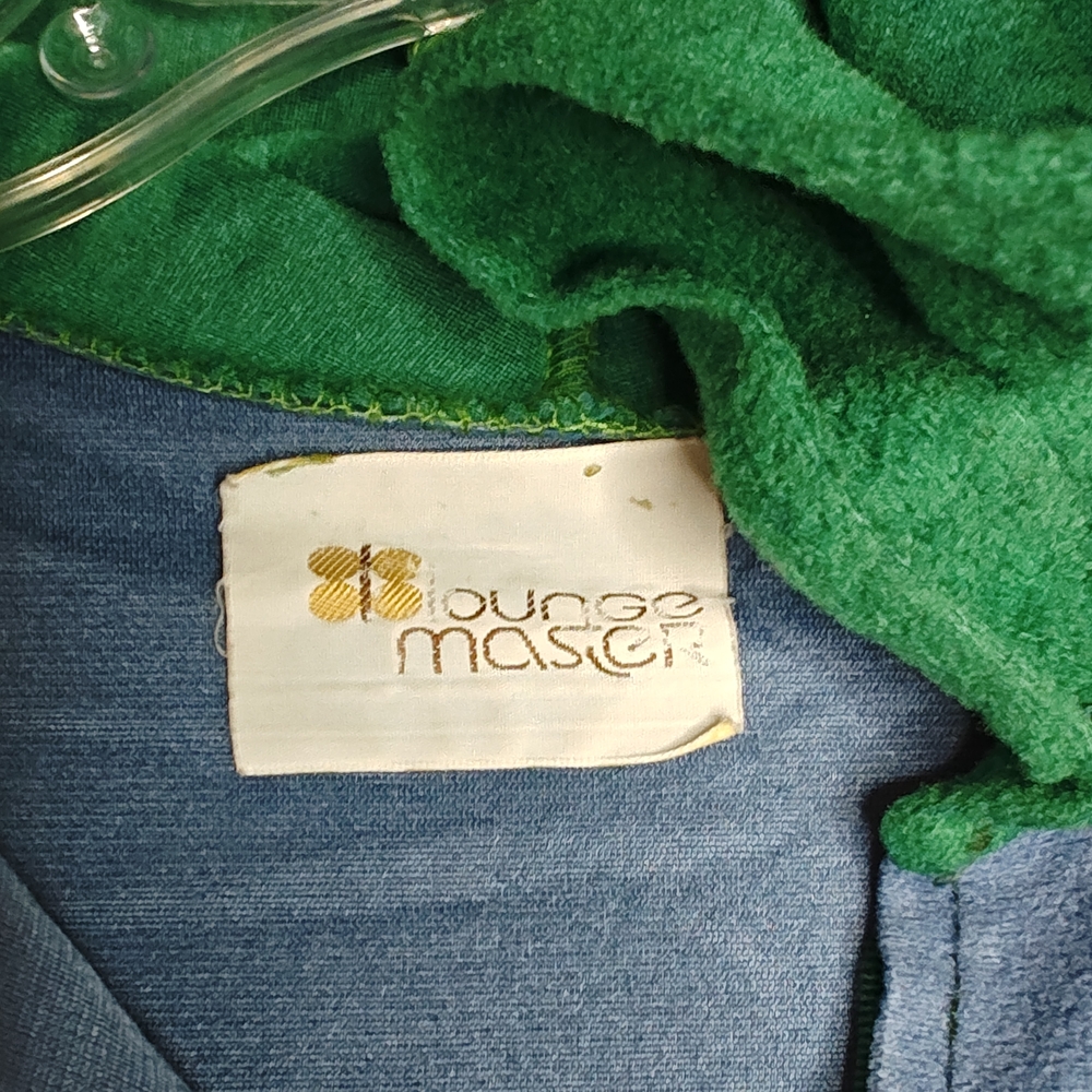 Colorblock Hooded Robe Lounge master - Picture 6 of 16